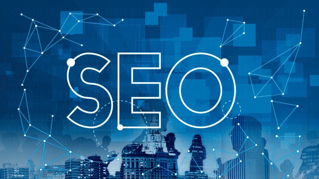 Imagen que dice SEO hecho con IA