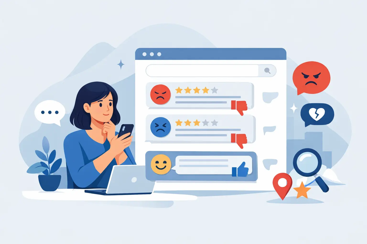 Comment répondre aux avis négatifs sur Google