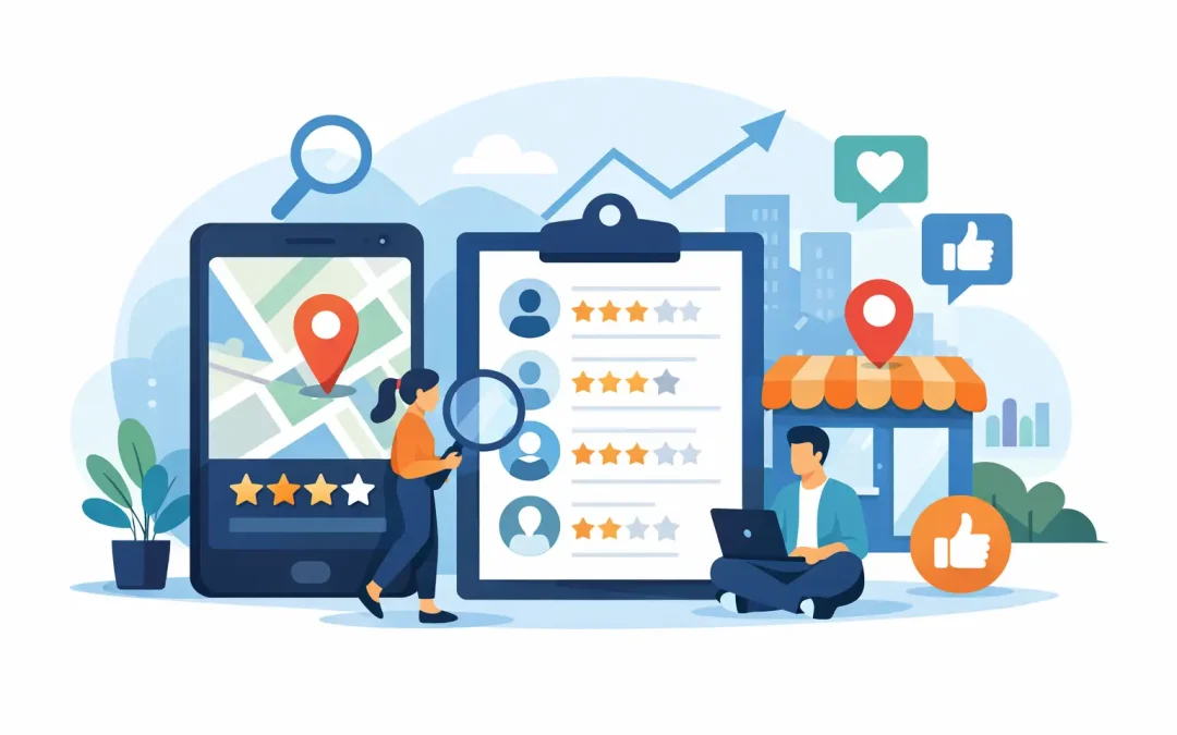 Stratégie de référencement local avec des avis qui fonctionne