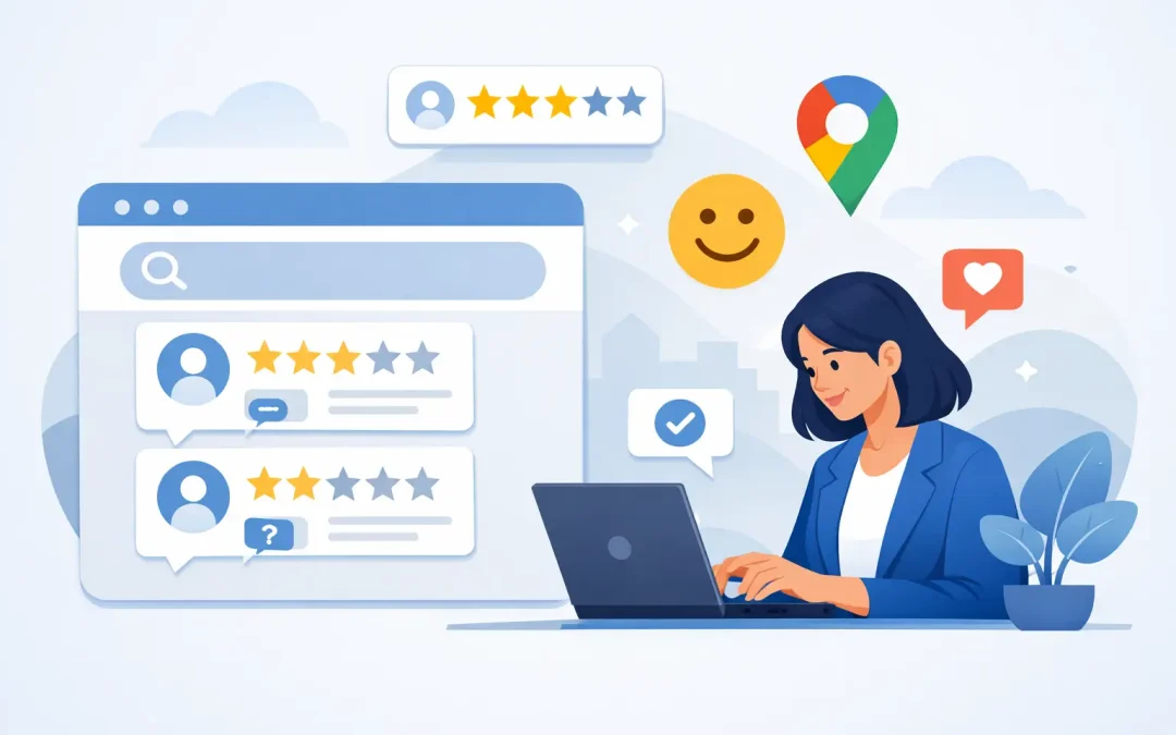 Nous vous aidons à répondre aux avis Google