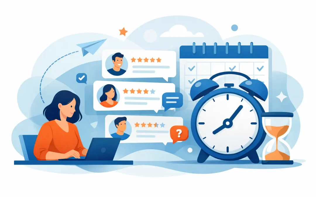 Le moment idéal pour répondre aux avis, sans faute