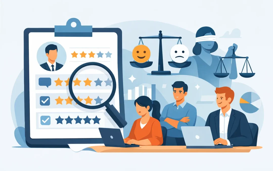 Cómo medir reseñas por empleado, sin sesgos