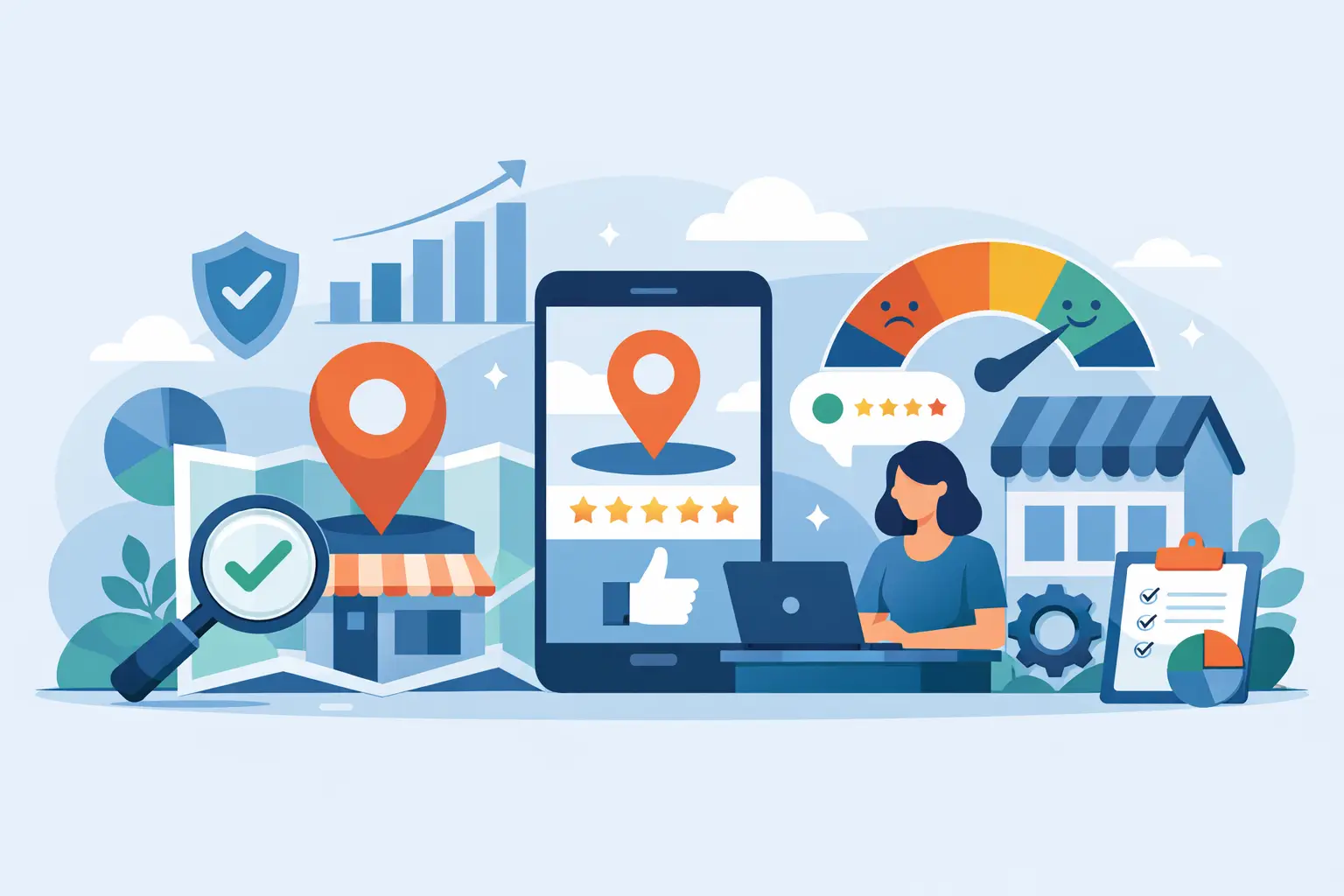 Las mejores métricas de reputación local