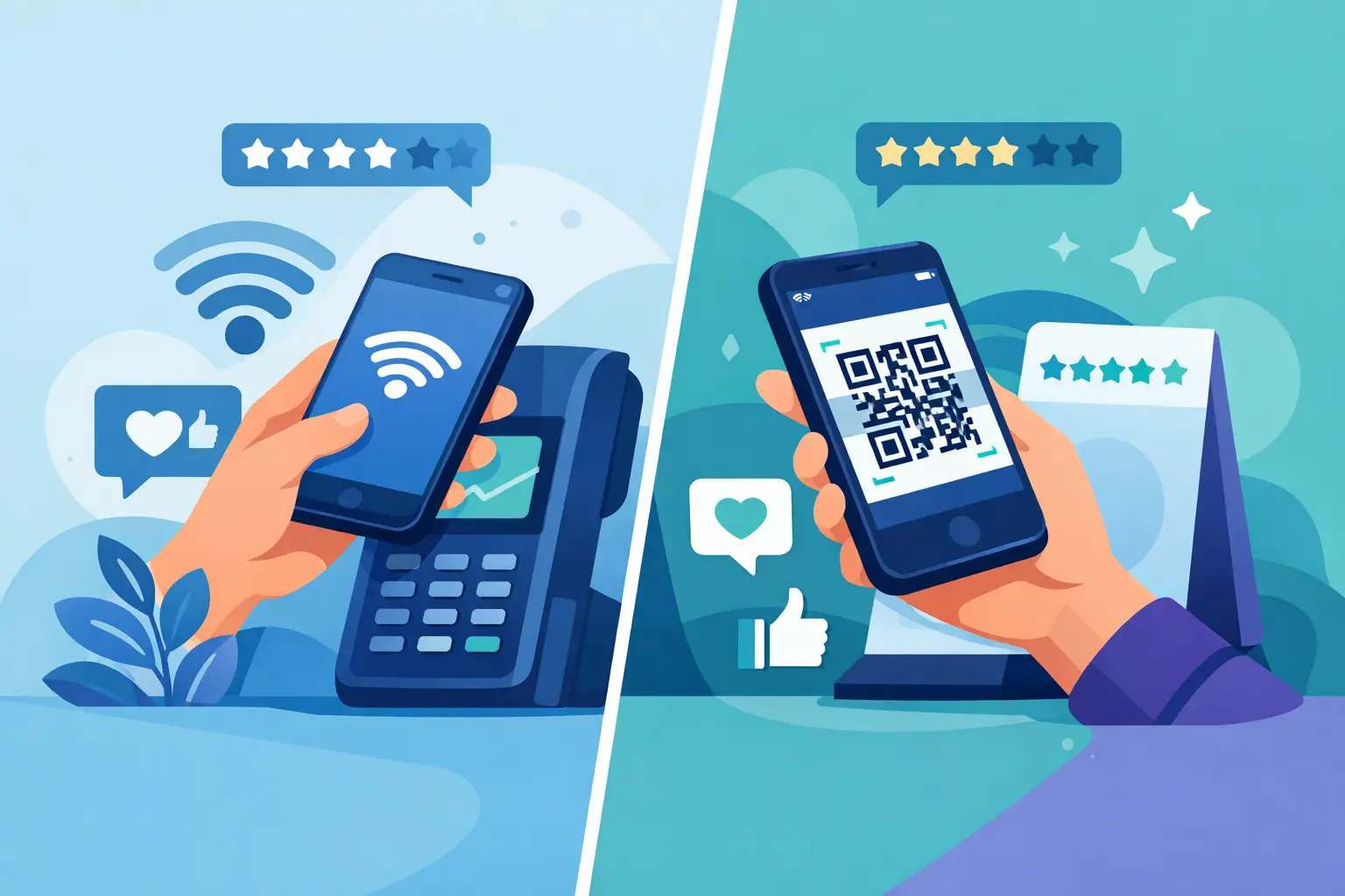 NFC o QR para reseñas, qué conviene más NFC o QR para reseñas, qué conviene más