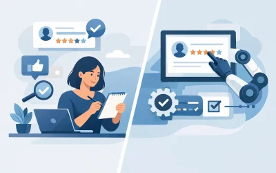 Reseñas manuales vs automatizadas, qué conviene