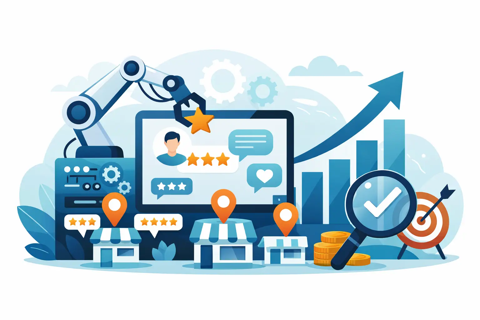 Automatización de reseñas locales, cómo escalar