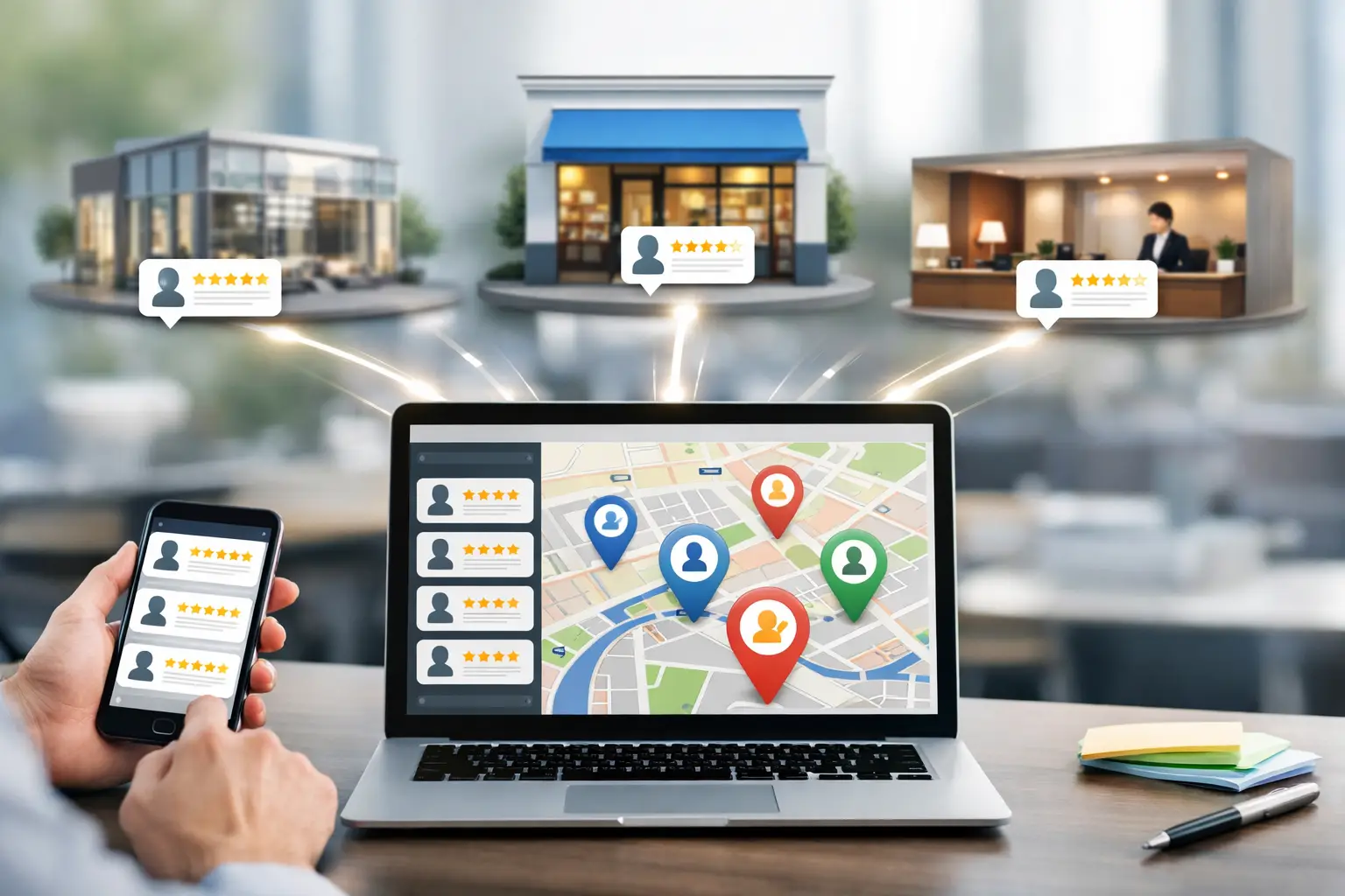 Comment centraliser les avis Google sur plusieurs sites
