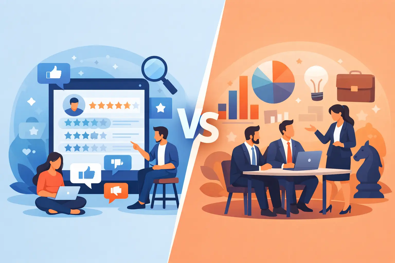 Plataforma de reseñas vs agencia, qué conviene Plataforma de reseñas vs agencia, qué conviene
