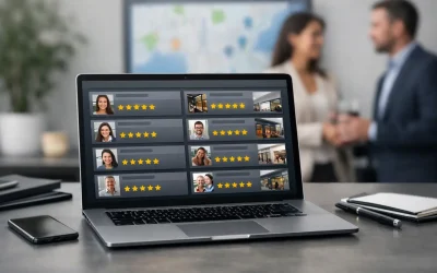 Panel de reseñas por sucursal