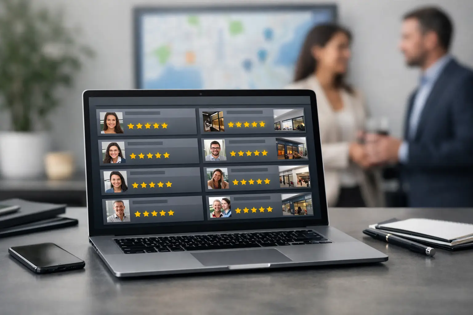 Panel de reseñas por sucursal para crecer Panel de reseñas por sucursal para crecer