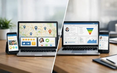 Software de reputación local vs. CRM