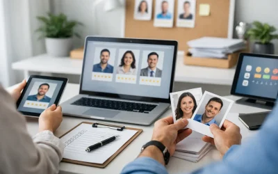 Organizar el flujo de reseñas por empleado